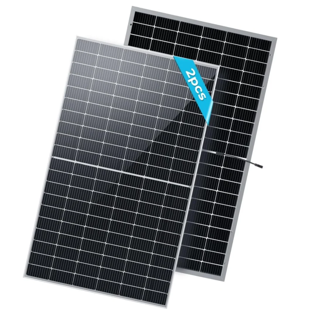 

Renogy Bifacial 2 шт. 450 Вт/550 Вт солнечные панели 12/24 В монокристаллические для зарядной станции на крыше Ферма