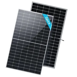 Renogy Bifacial 2pcs 450W/550W Solar Panels 12/24 Volt Monocrystalline for Rooftop Charging Station Farm