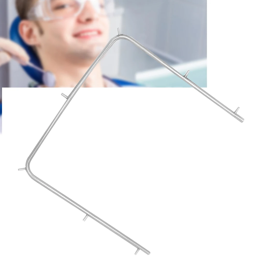 Stainless Steel Rubber Dam Frame Holder Instrument Autoclavable Temperature Dental Lab Supplie Accessory Antirust Anti-corrosion