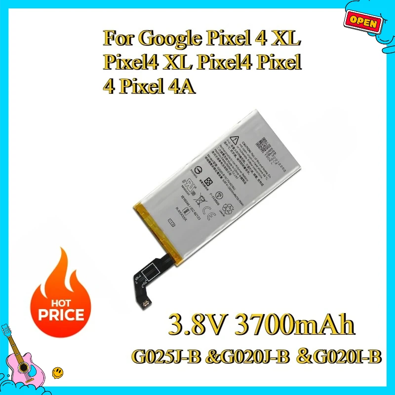 

New Replacement Battery G025J-B G020J-B G020I-B For Google Pixel 4 XL Pixel4 XL Pixel4 Pixel 4 Pixel 4A Rechargeable Battery