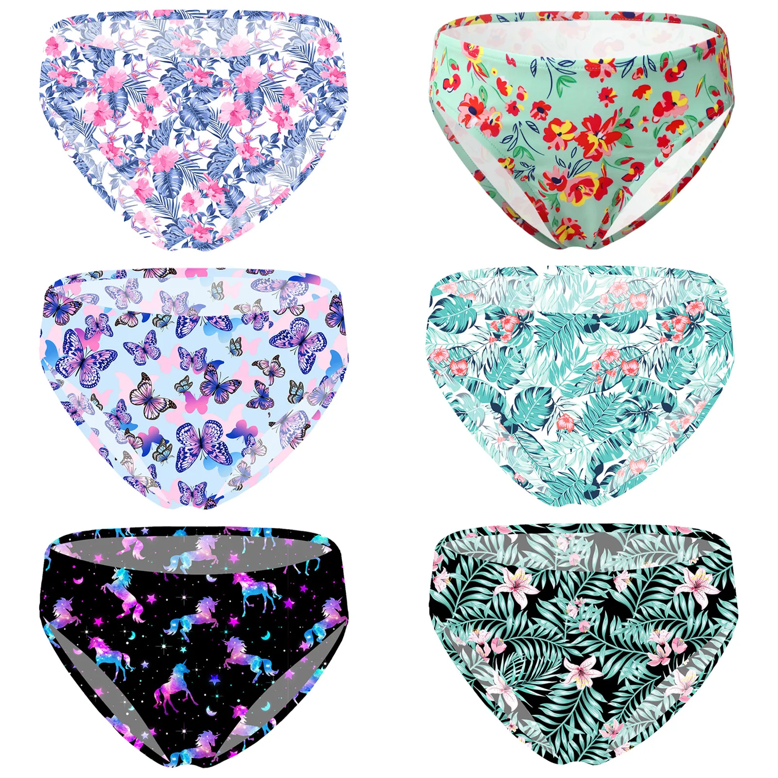 Kid Girls Swim Briefs Bottoms for Swimwear Beachwear Beach Pool Water Park Swimming Bathing Suit Summer Holiday Bikini Underwear