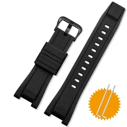 Silicone Rubber bracelet for casio GST210 GST-W110/S130/B100/S100G/S110/410 watch strap high quality watchband wristwatches band