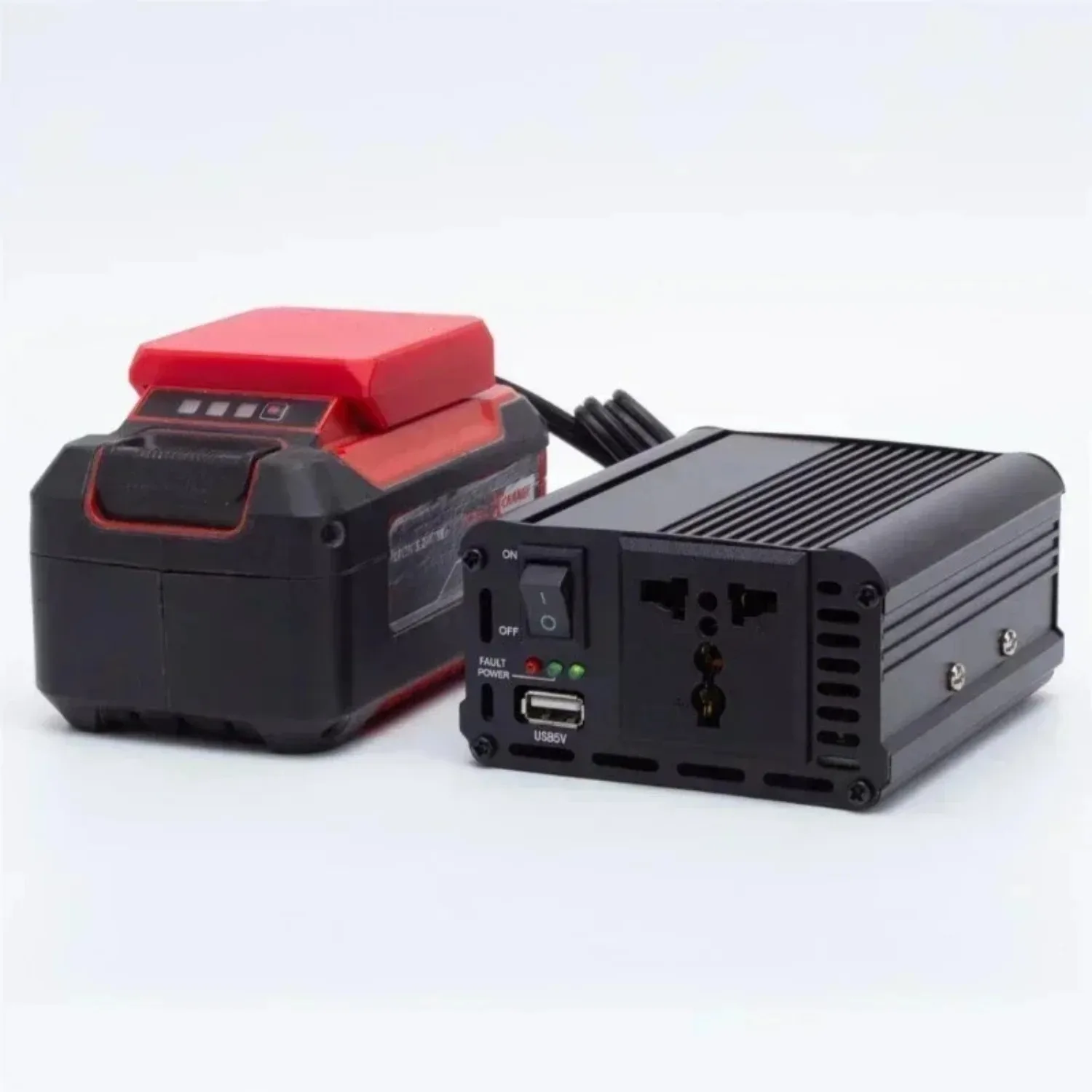 For OZITO 18V Li-Ion Battery Reliable Wireless Power And Fast Charging 220V-240V 200W Portable Power Supply Inverter Compatible