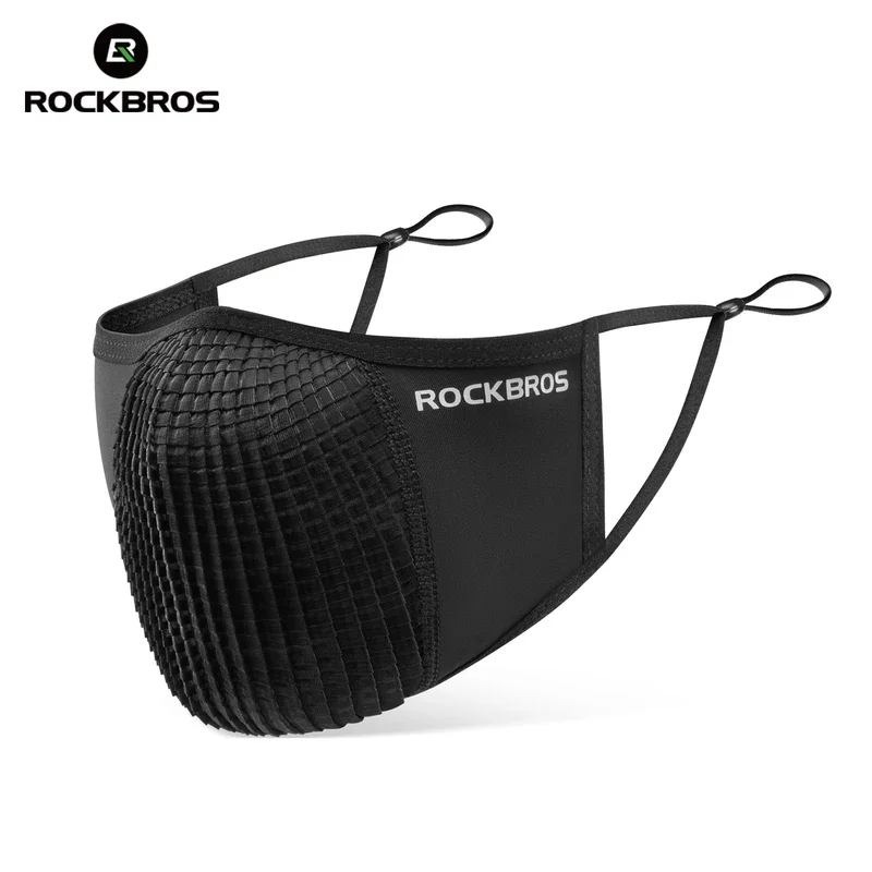 

ROCKBROS Ice Silk Summer Cycling Mask Men Women Adjustable UV Sun Protection Bicycle Face Mask Outdoor Travel Running Sport Mask