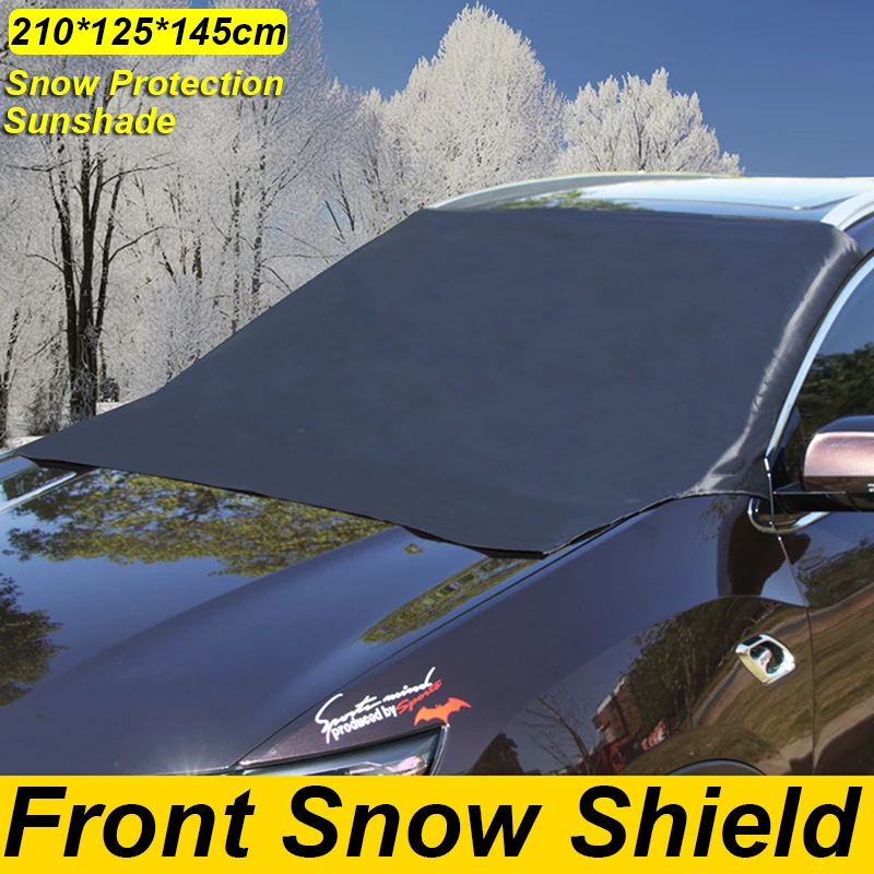 Automobile Sunshade Cover Car Windshield Snow Sun Shade Waterproof Protector Cover Car Front Windscreen Cover 210*125*145cm