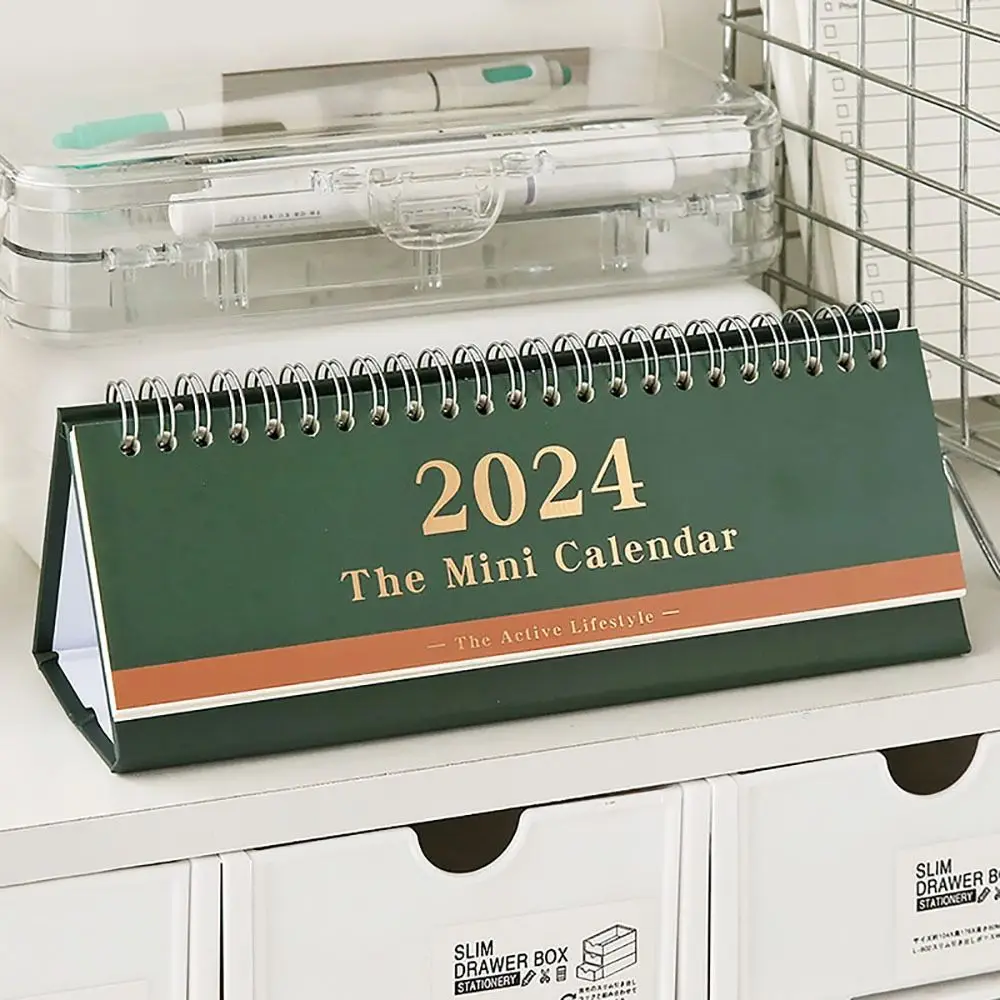 Monthly Planner 2024 Calendar High-quality Memo Itinerary Note Schedule Calendar Self Discipline Desktop Calendar Office