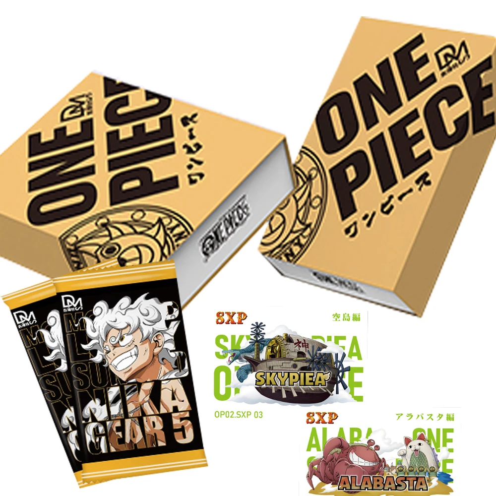 

Original One Piece Collection Cards Anime Adventure Protagonist Luffy Nami Sanji TCG Booster Box Rare Game Cards Christmas Gift