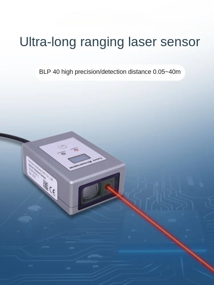 

Precision 1mm, long-distance 40 meter laser ranging displacement sensor BLP40, switch quantity RS485 ODSL30