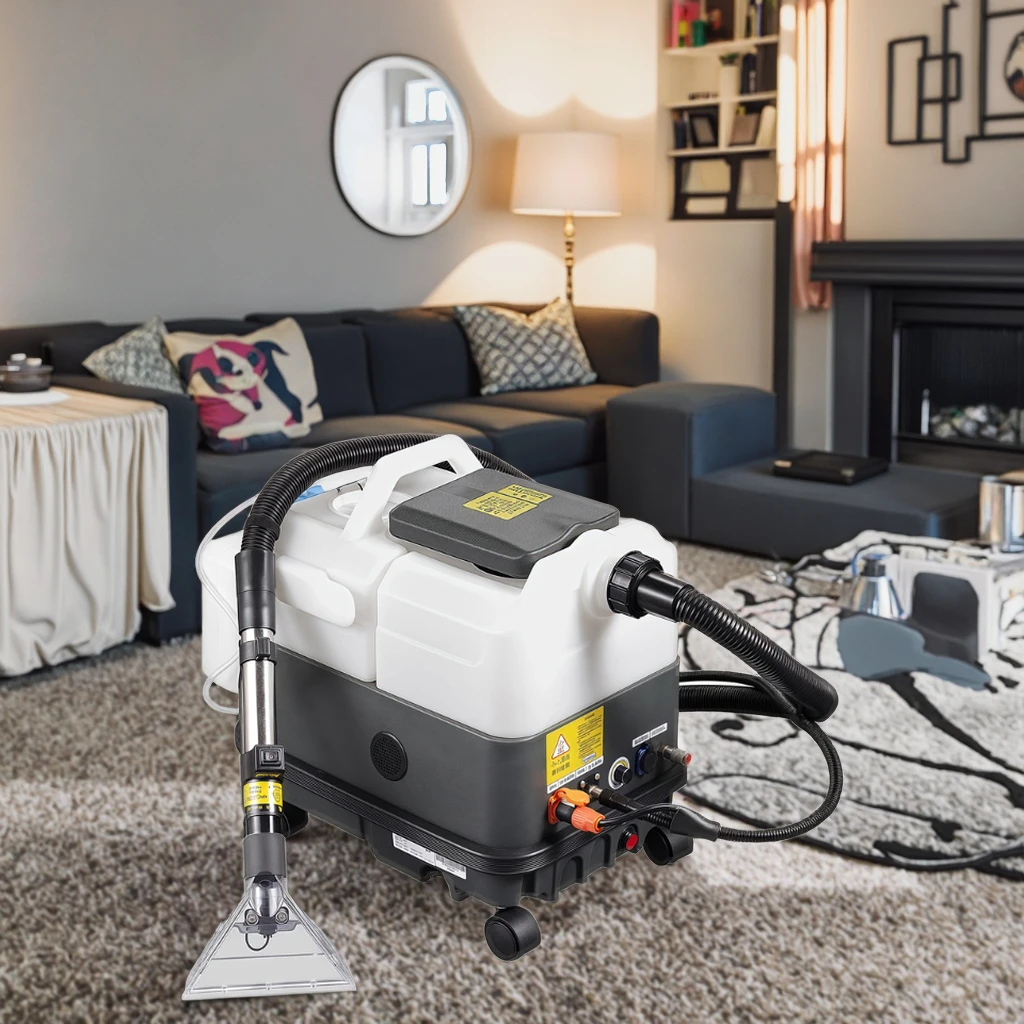 GREB9S High Quality Electric Carpet Sofa Cleaner 220V Steam Extraction Machine with New Condition Pump for Car Sofa Made Plastic