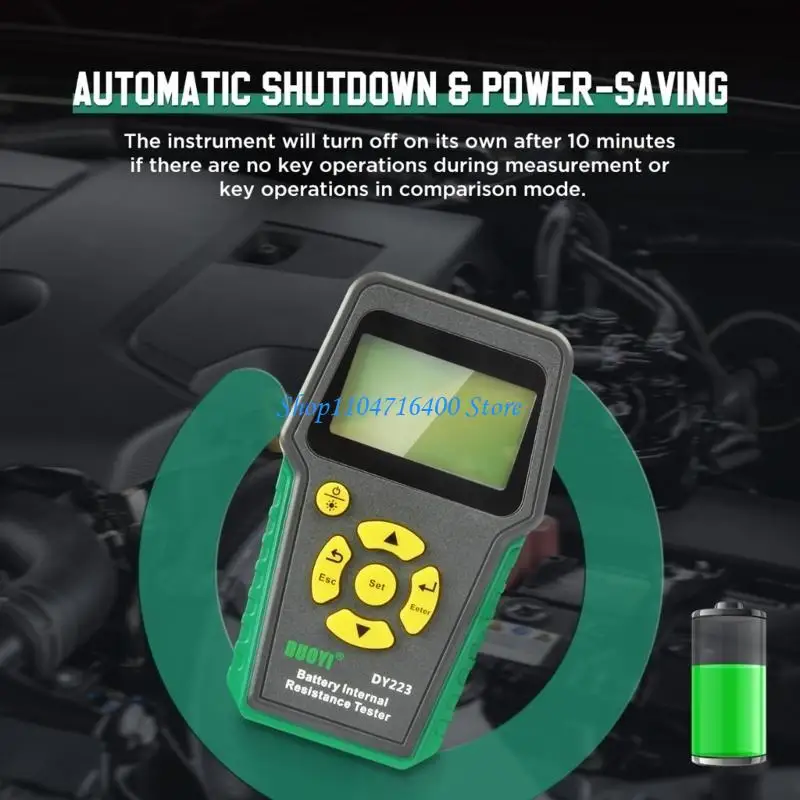 Y1gd اختبار المقاومة الداخلية للبطارية 4-سلك كلفن اختبار أدوات بطاريات الرصاص الحمضية/النيكل والكادميوم/الليثيوم/القلويات #2