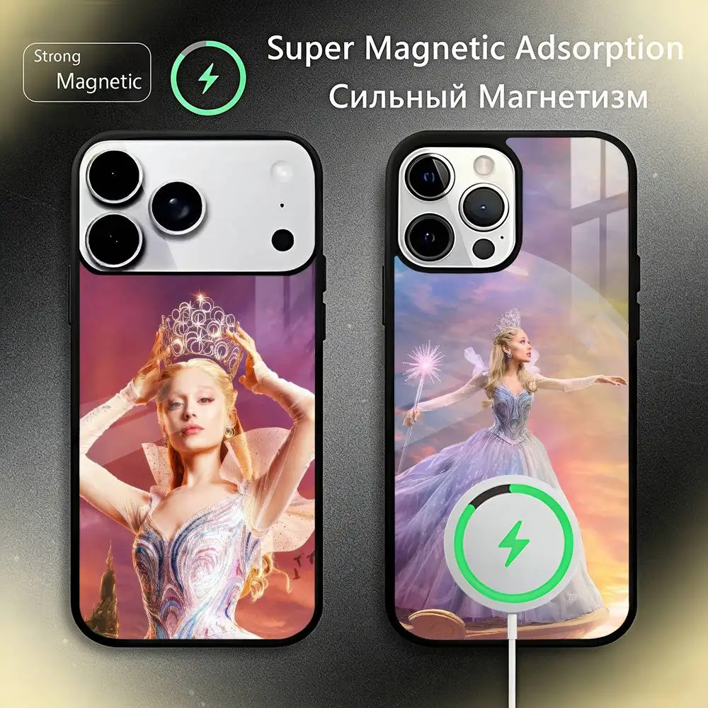 

Wick-ed For Magsafe Compatible Phone Case for iPhone 17/16/15/14/13/12/11 plus pro Max - Wireless Charging Compatible