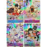 ONE PIECE Collection Cards Monkey D. Luffy OP05-119 JPN DIY High Quality Self Made Game Anime Cards Gift Toy