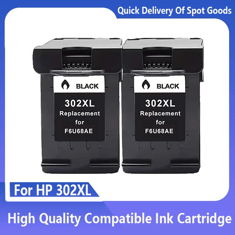 302XL Ink Cartridge Compatible For HP 302 XL Deskjet 1110 1111 1112 Envy 4520 4521 4522 4523 4524 4526 4526 4527 4528 Printer