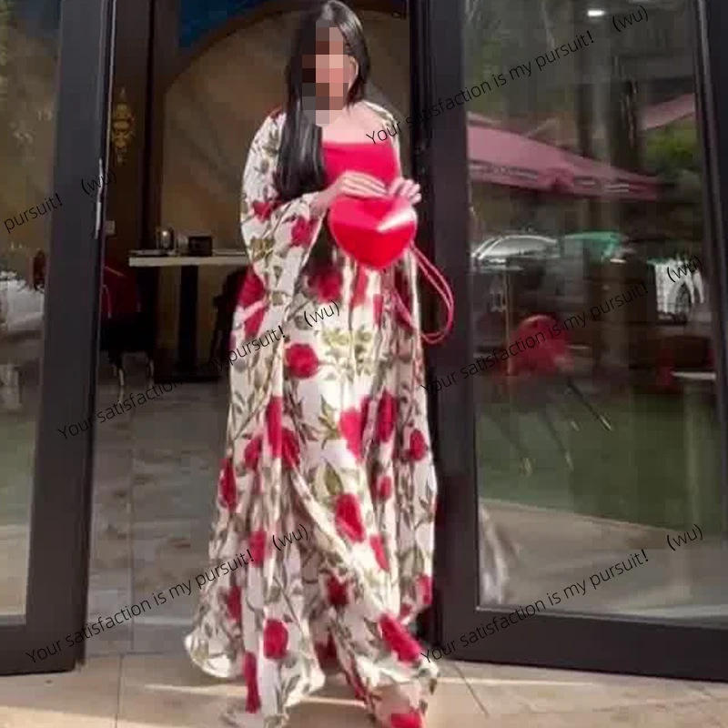 

ZOCI-French Coffee Break Комбинезон из двух предметов с контрастным принтом и цветным принтом