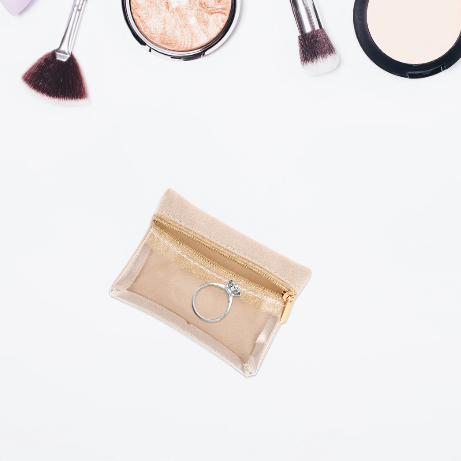 

Jewelry Storage Bag Bracelet Packaging Changing Clutch Car Box Essentials for Women Pink Bags Travel