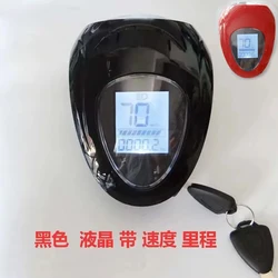 New 48v60v Speedometer/LCD Display+FRONTLIGHT WITH Speed Lock/Key Electric Scooter Bicycle MOTORBIKE ATV Tricycle Diy Parts
