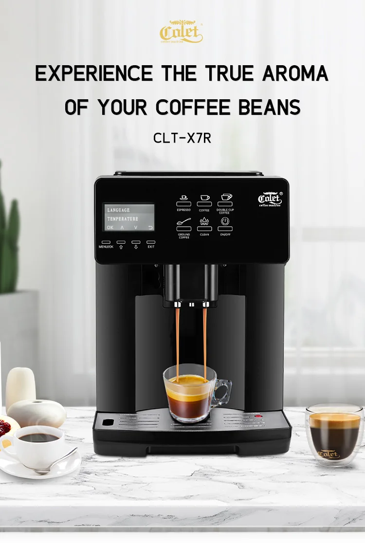 Factory Price One Touch 19 bar Italy Pump Bean to Cup X7R Household Espresso Cappuccino  Fully Automatic Coffee Machine view 5