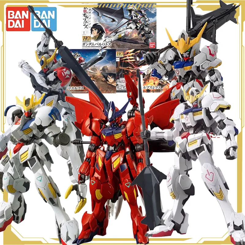 

Bandai оригинальная аниме-фигурка GUNDAM в сборе, модель HG MG Barbatos Sirius Constellation, экшн-игрушки для мальчиков и девочек, подарок для детей