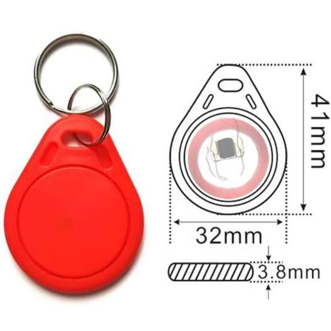 5Pcs 13.56MHz RFID IC Token Tag Contactless Proximity Induction Card Smart Door Lock Keyfob Access Control Security System