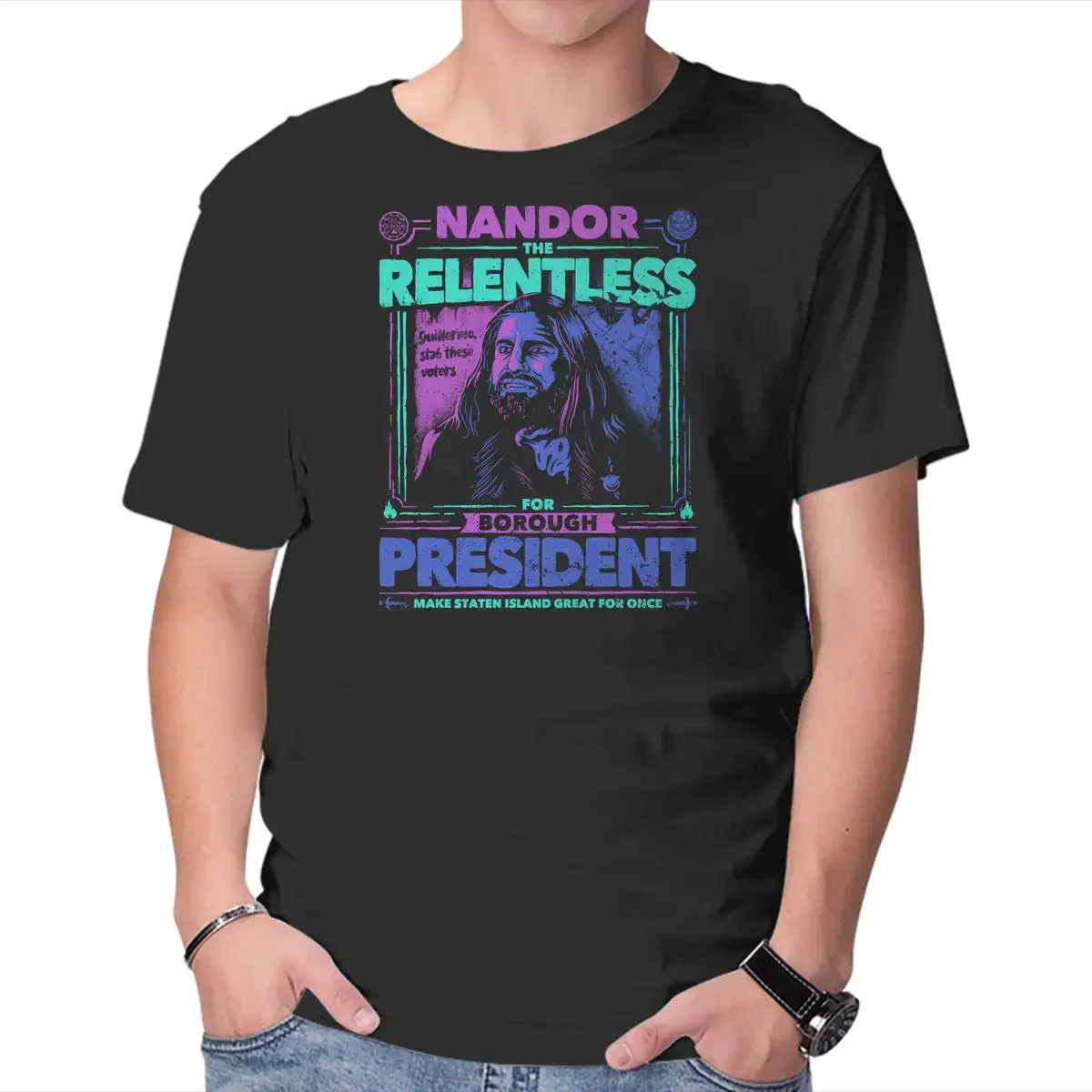 Nandor For Beep Anime Graphic T-shirts for Men Clothing Women Short Sleeve Tees New Arrivals Unisex Summer