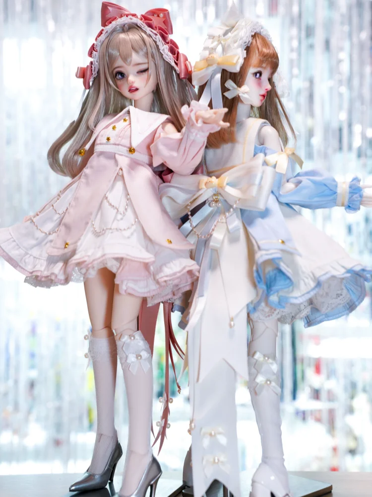 

BJD Doll Clothes For 1/4 Doll Accessories Sweet Skirt Set Doll Dress Up Gift Diy Clothes(Only Clothes No Doll)