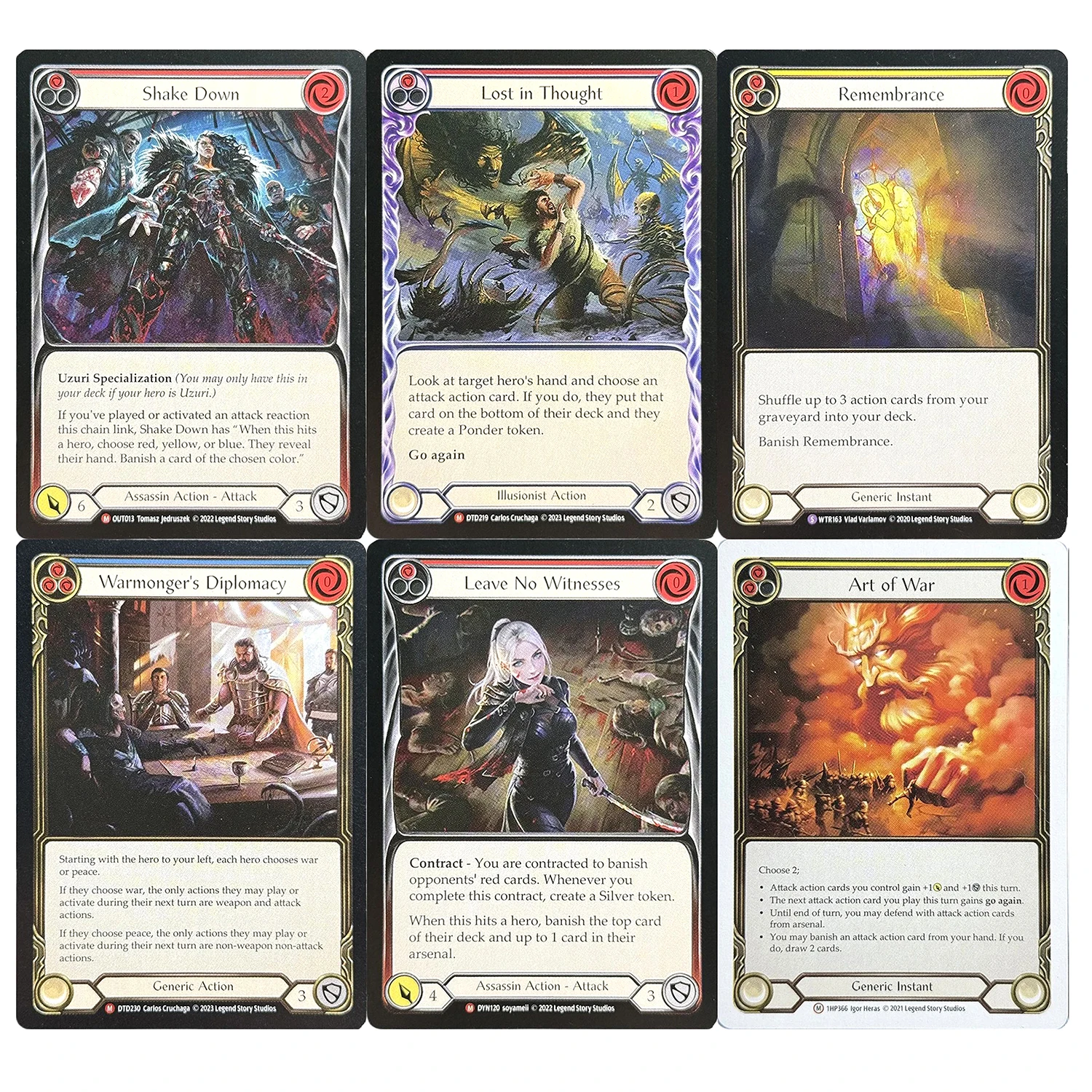 23 قطعة/المجموعة/مجموعة FAB MIX مجموعة كاملة منتظمة TCG Proxy أرواق لعب Levia Courage of Bladehold Warmonger's Diplomacy Redeemed Star Struck