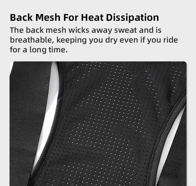 YKYWBIKE Damen Winter-Radträgerhose, Thermo-Fleece, warme lange Hose für Damen, Rennrad-Trägerhose, Fahrradbekleidung – Detail 16