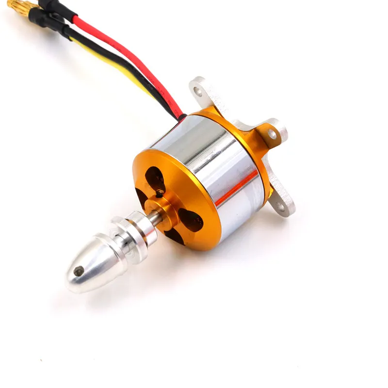 RC Fixed Wing Brushless Motor 2814 1000KV /1400KV, High Thrust Up to 2kg, Support 3S 4S Lipo for RC Airplane