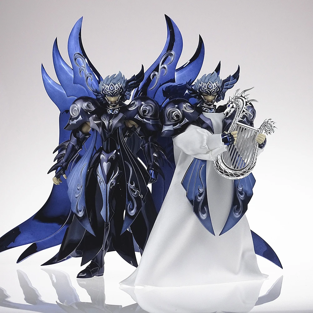 

In stock ST Model Saint Seiya Myth Cloth EXM God Of The Death Thanatos Saint Knight of the Zodiac Saint Metal PVC Armor Fgures