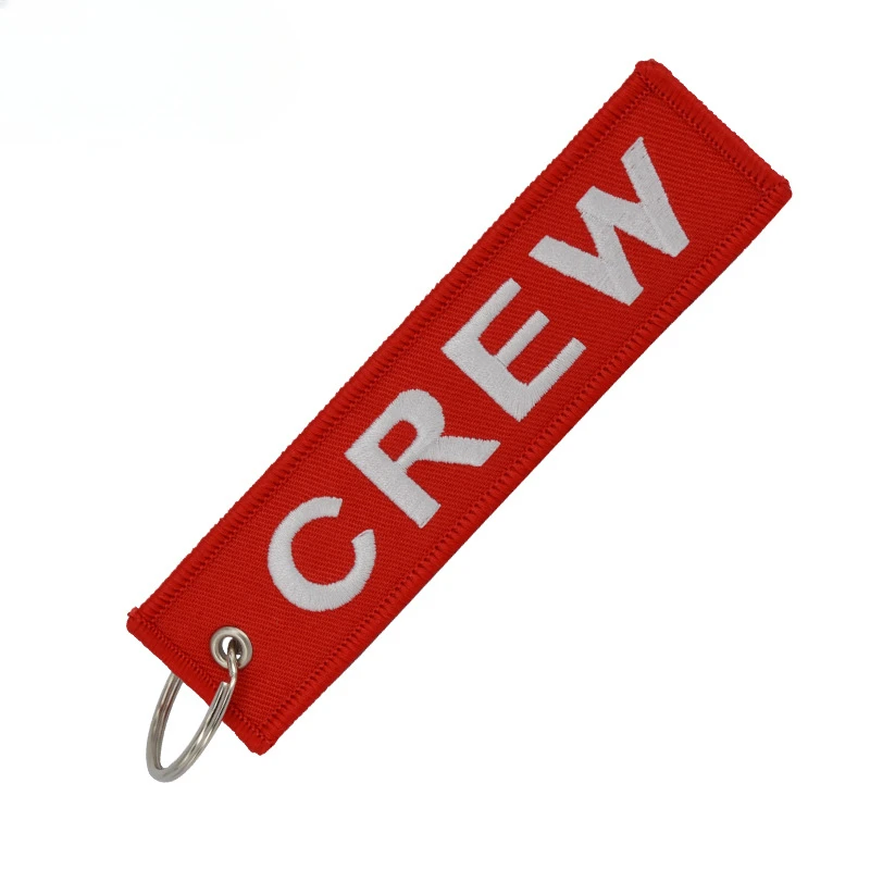 Crew Auto Schlüssel anhänger Stickerei Luftfahrt Geschenke Schlüssel ring Schlüssel anhänger Halter für Motorräder Schlüssel bund Autozubehör – Detail 7