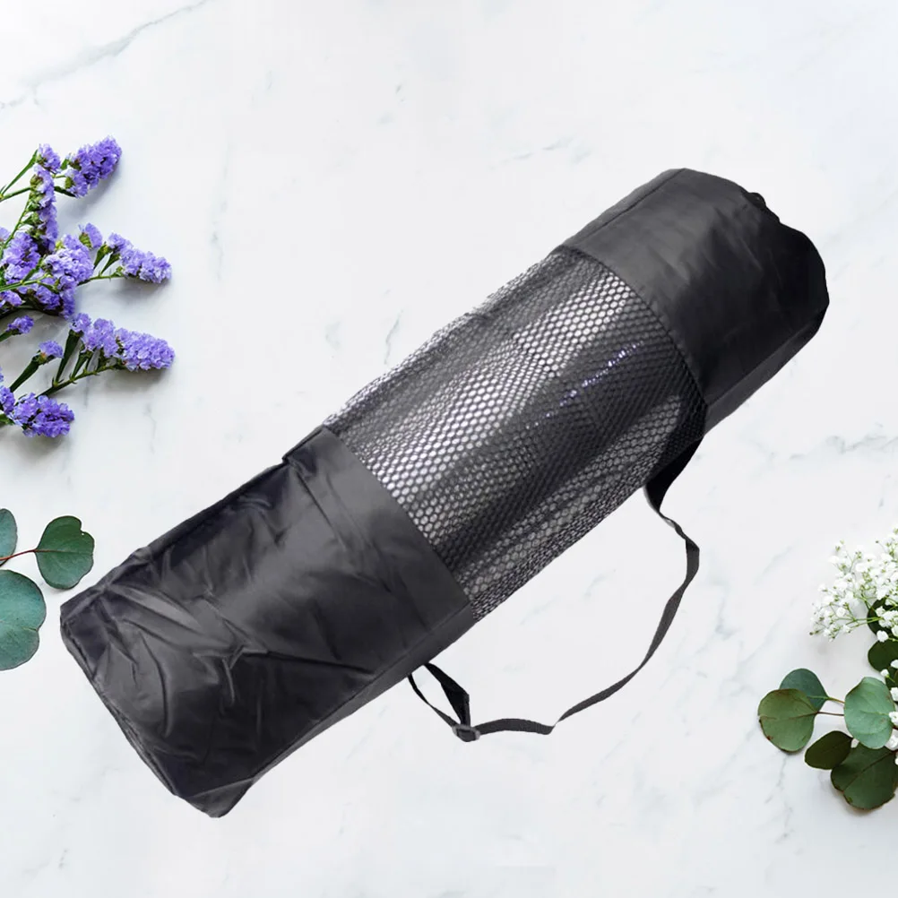 

4 Pcs Yoga Mat Storage Bag Carrying Mats Bags Lengthen Accessories Holder Black