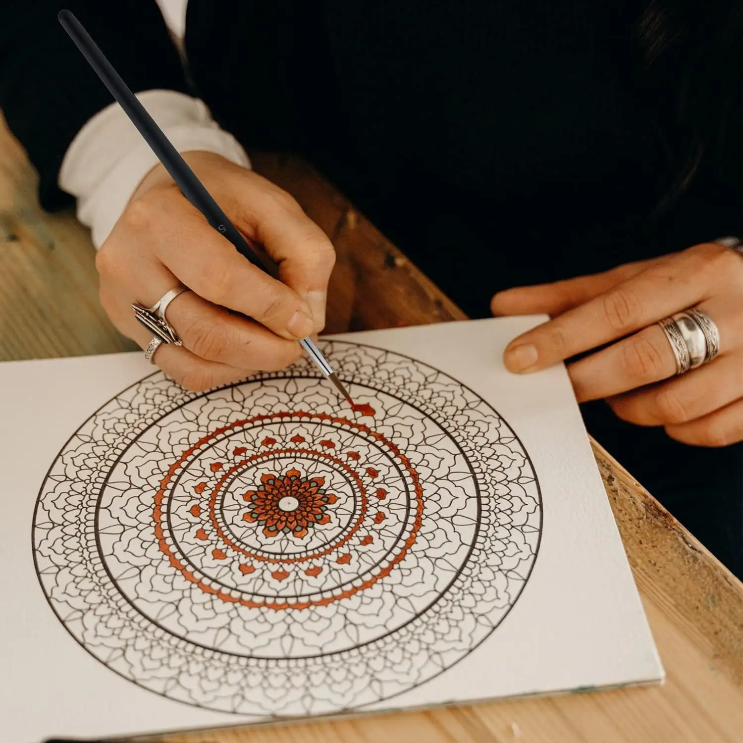 11/22 Stück Premium Miniatur-Pinsel-Set mit feinen Details, Mini-Pinsel mit dünner Spitze, Pinsel für Öl, Aquarell, Acryl