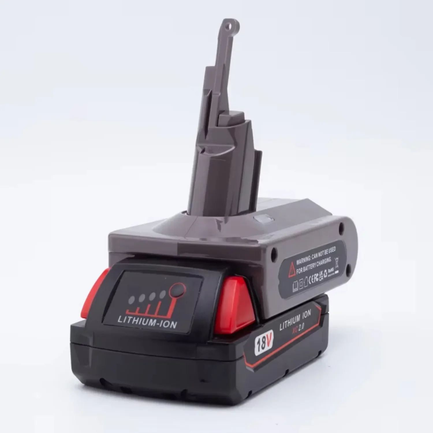 

Battery Adapter for Milwaukee 18V to Dyson V7 V8 Li-Ion Battery Adapter Portable Vacuum Cleaner Battery Converter Tools
