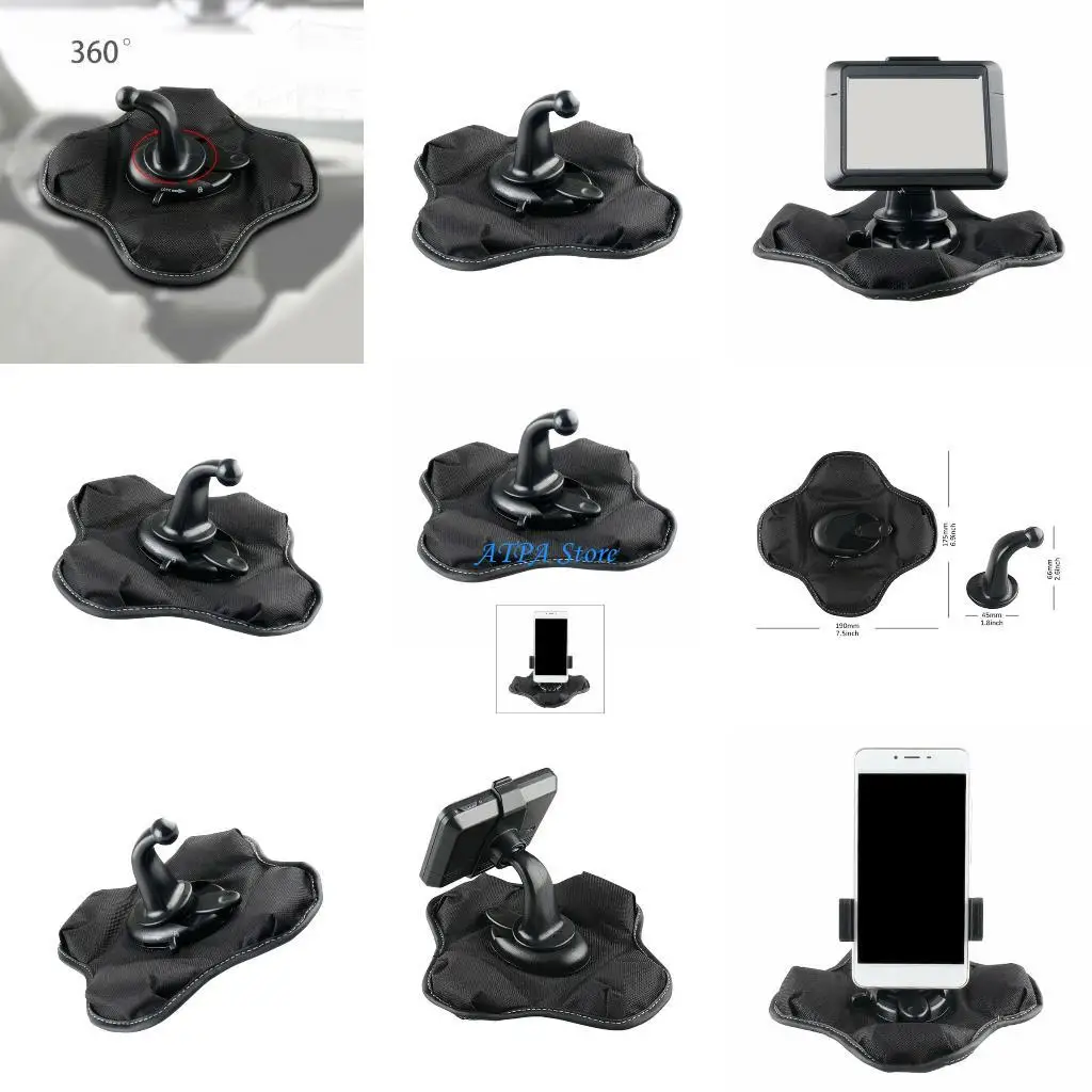 

U13C All Weathers Universal Phone Dellower Stand для автомобилей быстро выпустить базу AntiSlip