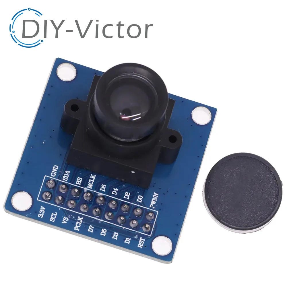 OV7670 300KP camera module moduleSupports VGA CIF auto exposure control display active size 640X480 For Arduino