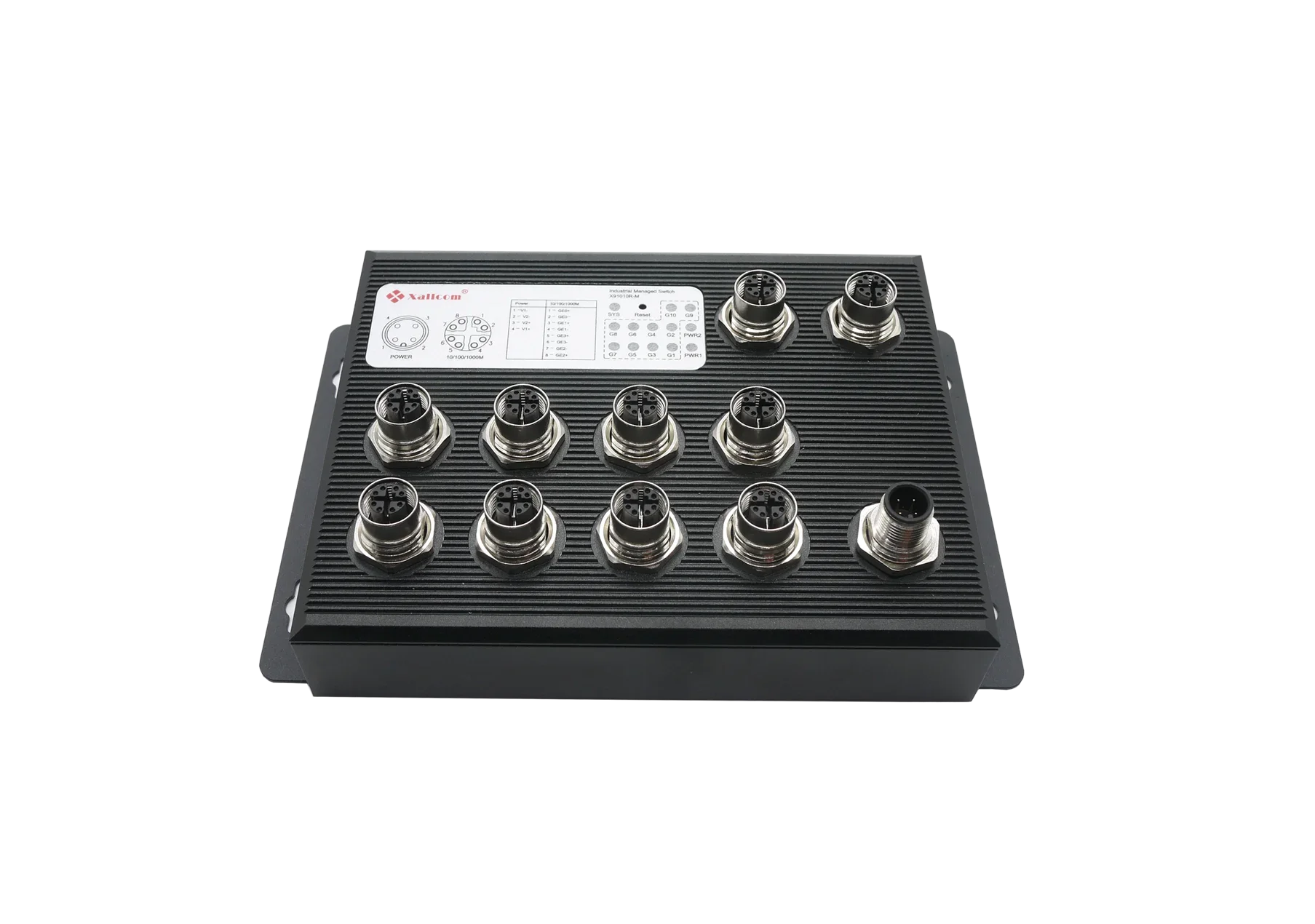 

Non Managed Industrial Ethernet Switch IP65 EN50155 Compatible with 1000M Switch 10G Connector Network Equipment