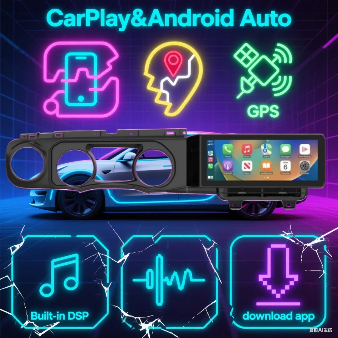 

12.3inch Carplay Car Radio For JEEP Wrangler JL Gladiator 2018-2022 CarPla LCD Android Touch Screen Multimedia Player GPS Stereo