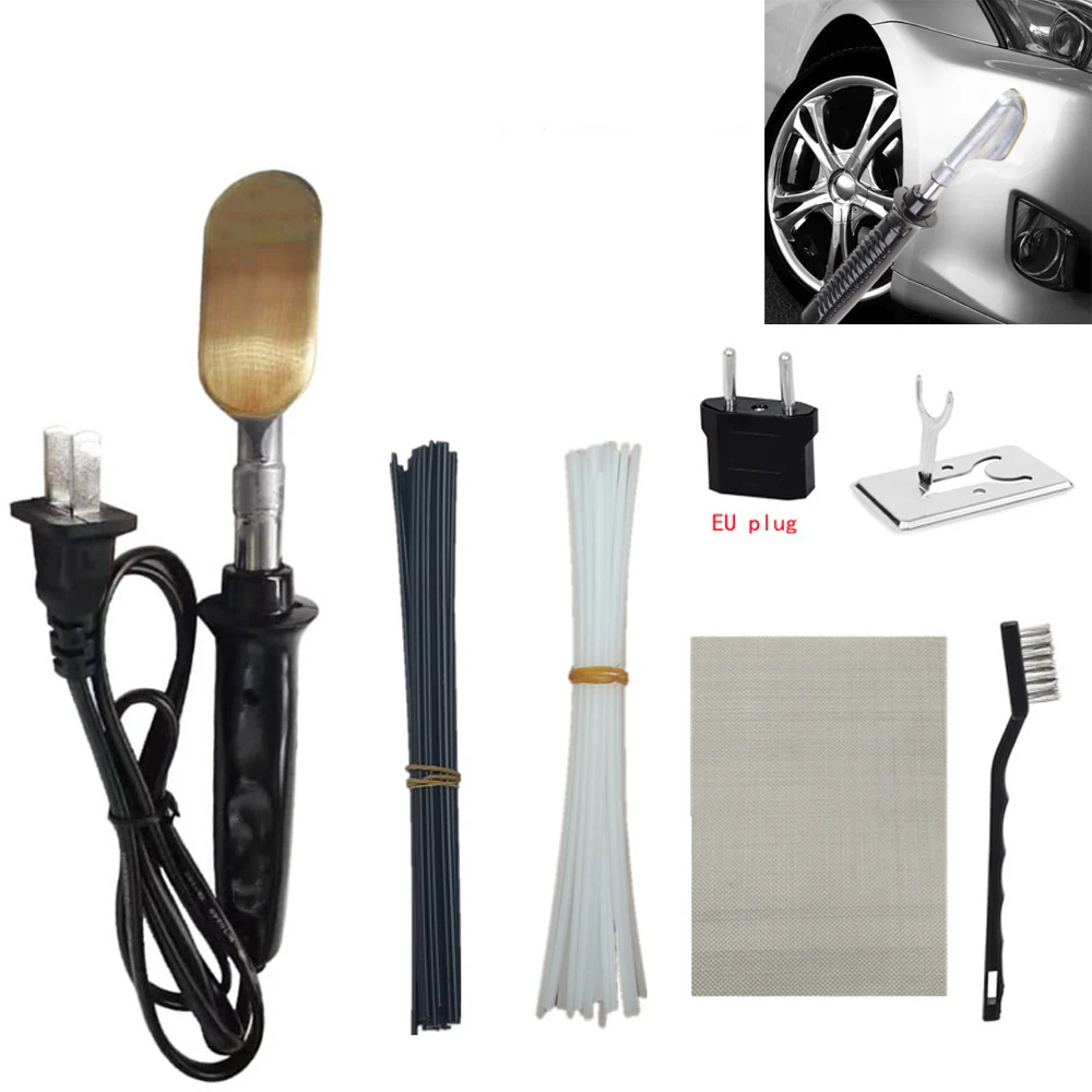 

220V Electric Soldering Iron Spatula Cracks Holes Repair Plastic Welding Kit Repairing Accessories Tools for Car Bumper