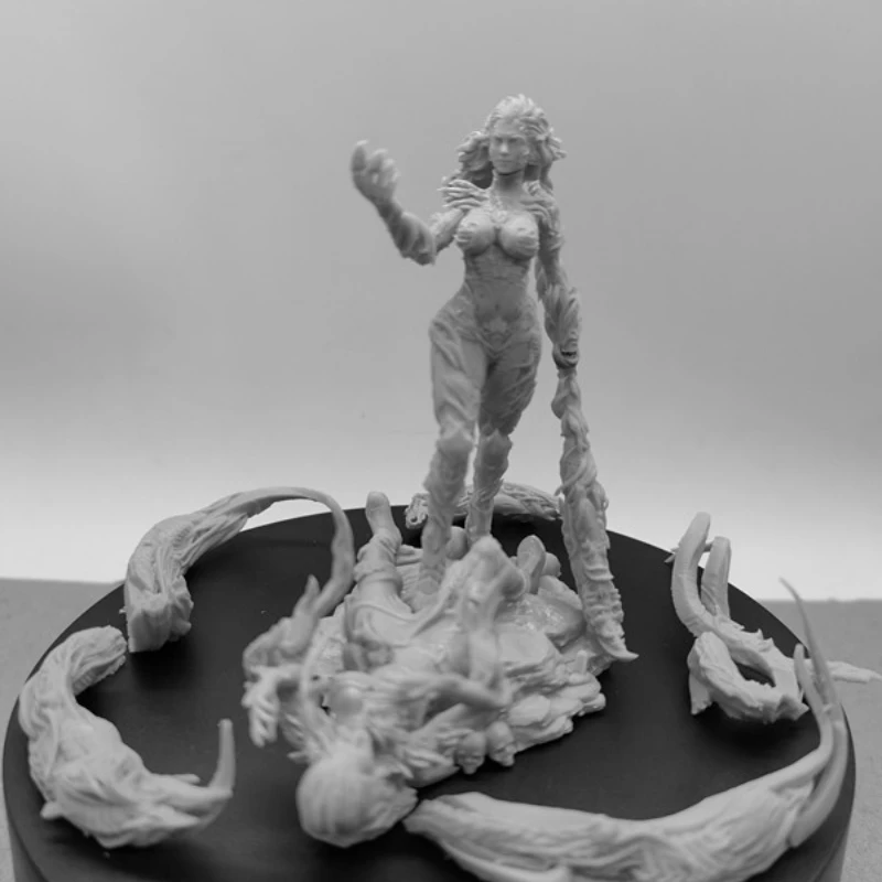 

Аниме Девушка Diy Смола Фигурка Масштаб 1/24 75 мм Общая высота Сборка Модель Комплект
