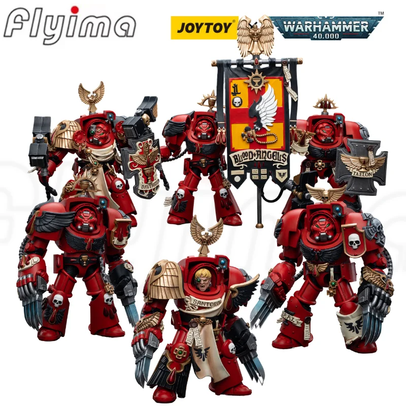

[В наличии] экшн-фигурки JOYTOY1/18 40K с изображением Святой Крови ангела, штурмовой Терминатор, военное аниме, Подарочная модель, игрушки, бесплатная доставка