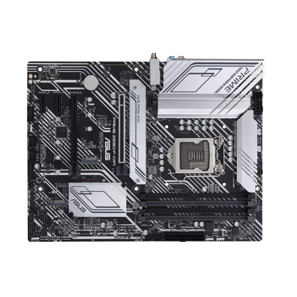 ASUS PRIME Z590-P WIFI Motherboard Supports i9-11900K i7-11700F i5-11600K CPU DDR4 5133MHz M.2 LGA1200 USB3.2 Gen2 PCIe 4.0 ATX