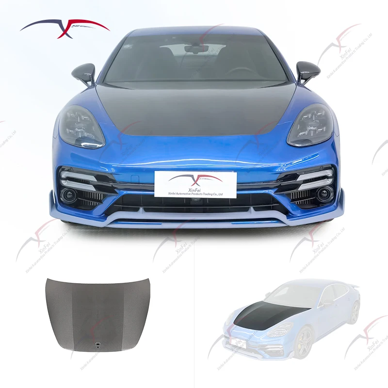

XINFEI Car Hood Modification Original Carbon Fiber Car Hood for Panamera 971 Body Kit Upgraded Accessories