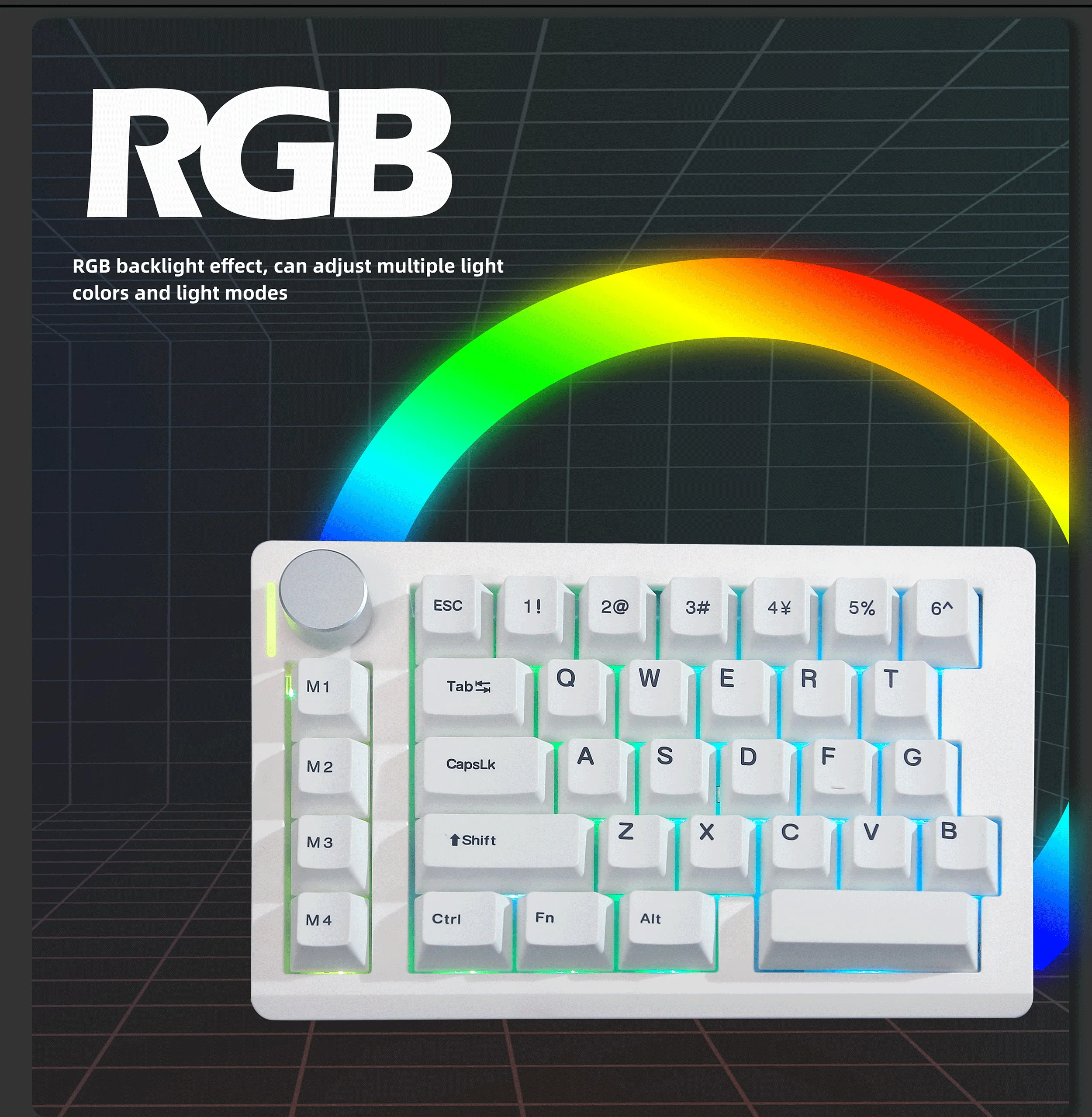 HE33 Magnetic Switch Gamer Keyboard Wired 33keys Mechanical