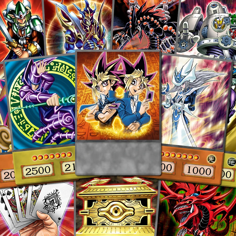 

Набор из 100 карт YGO-DM: Коллекционные карты персонажей в классическом аниме-стиле, бумажные карты для игры Orica