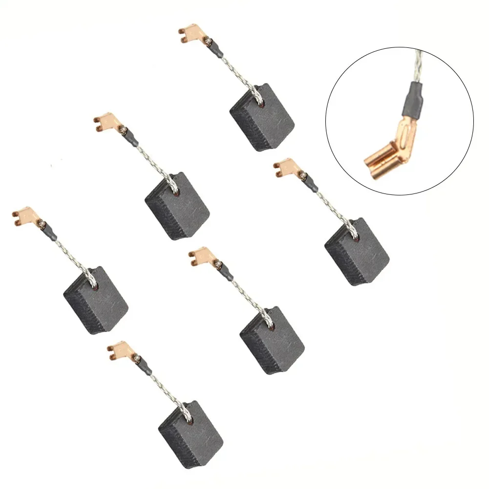 6 pezzi per spazzole di carbone DEWALT spazzola di grafite per smerigliatrice angolare per DEWALT N 421362   DWE4217 DWE4238 Accessori per utensili elettrici