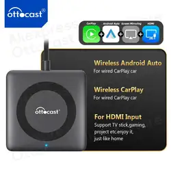 New Car TV Mate Max Wireless CarPlay Android Auto Adapter foC