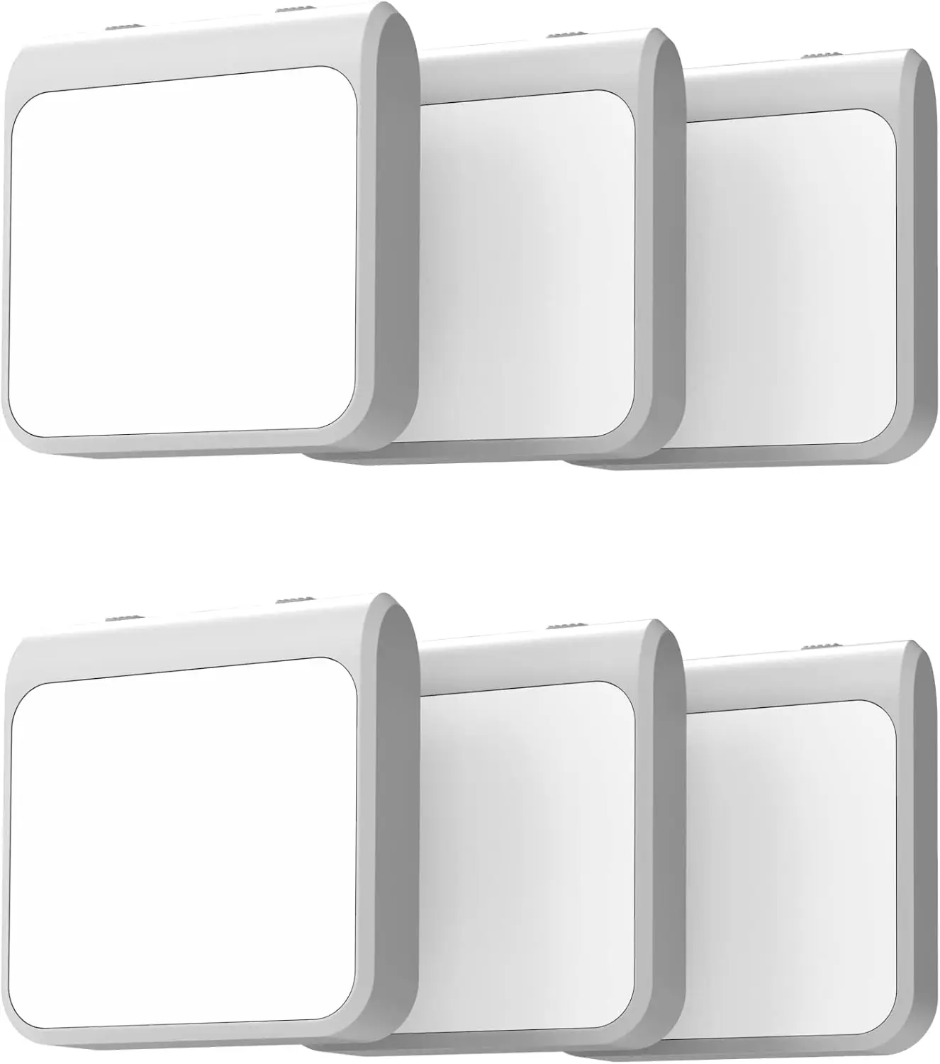 

Автоматический светодиодный ночник с датчиком от заката до рассвета, регулируемая яркость и цвет для ванной, прихожей, спальни - набор из 6 штук