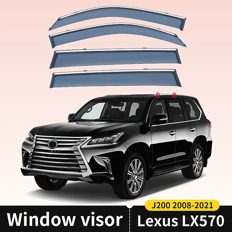 

For Lexus LX500 LX450 LX470 LX570 LX600 Car Window Visor Rain Sun Shade Awning Accessories