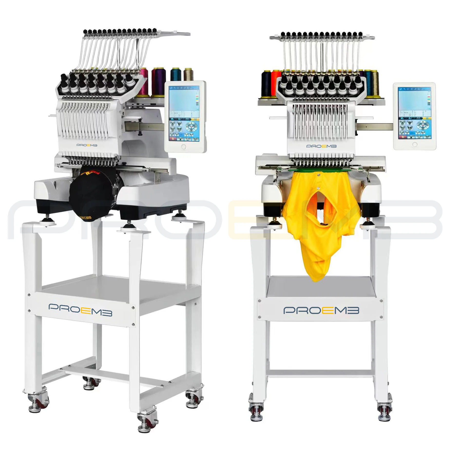 PROEMB US Overseas Warehouse Fast Shipping Embroidery Machine Computerized Embroidery Machine Cap Single Head Embroidery Machine