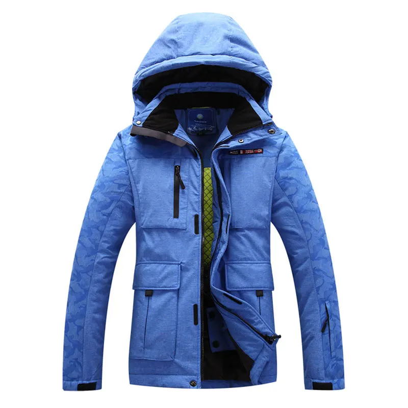 Warm Windproof Ski Jacket for Men, Waterproof, Outdoor Sports, Snowboard, Skiing Fashion, Chic Tops, Plus Size, Winter, New, 202